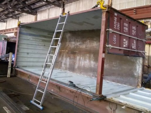 Ремонт сухогрузных и рефрижераторных контейнеров стоимость ремонта и где отремонтировать - Магадан